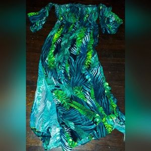 Bohemian off the shoulder dress